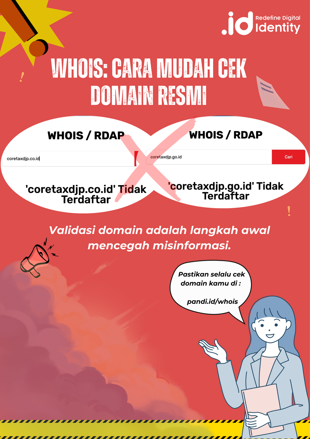 Featured Pentingnya Verifikasi Domain: PANDI Imbau Masyarakat Lebih Cermat Cek Keaslian Alamat Situs